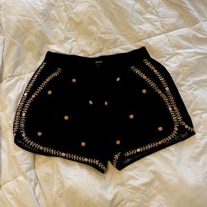 Madewell embroidered shorts